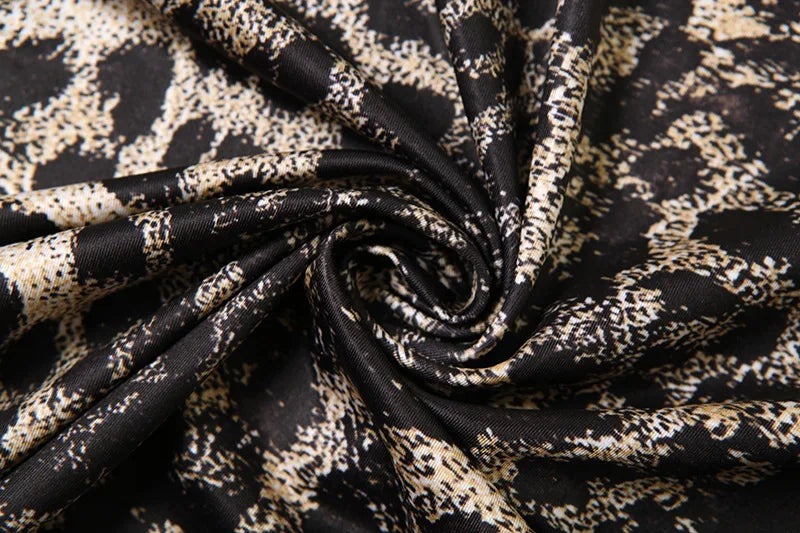 CM.YAYA 2025 Summer Elegant Sleeveless Leopard Print Strapless Floor-Length Long Women Dress Beach Party Evening Sexy Dresses