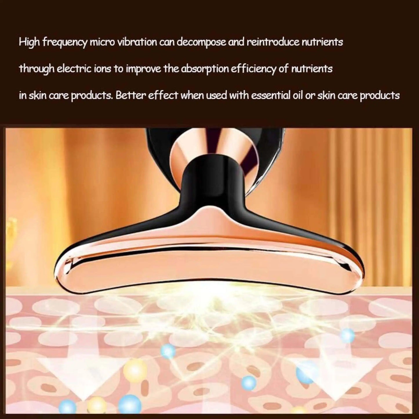 Face Lifting Device Neck Facial Eye Massage Introducer Microcurrent Skin Rejuvenation Anti Aging Beauty Device Face Massager