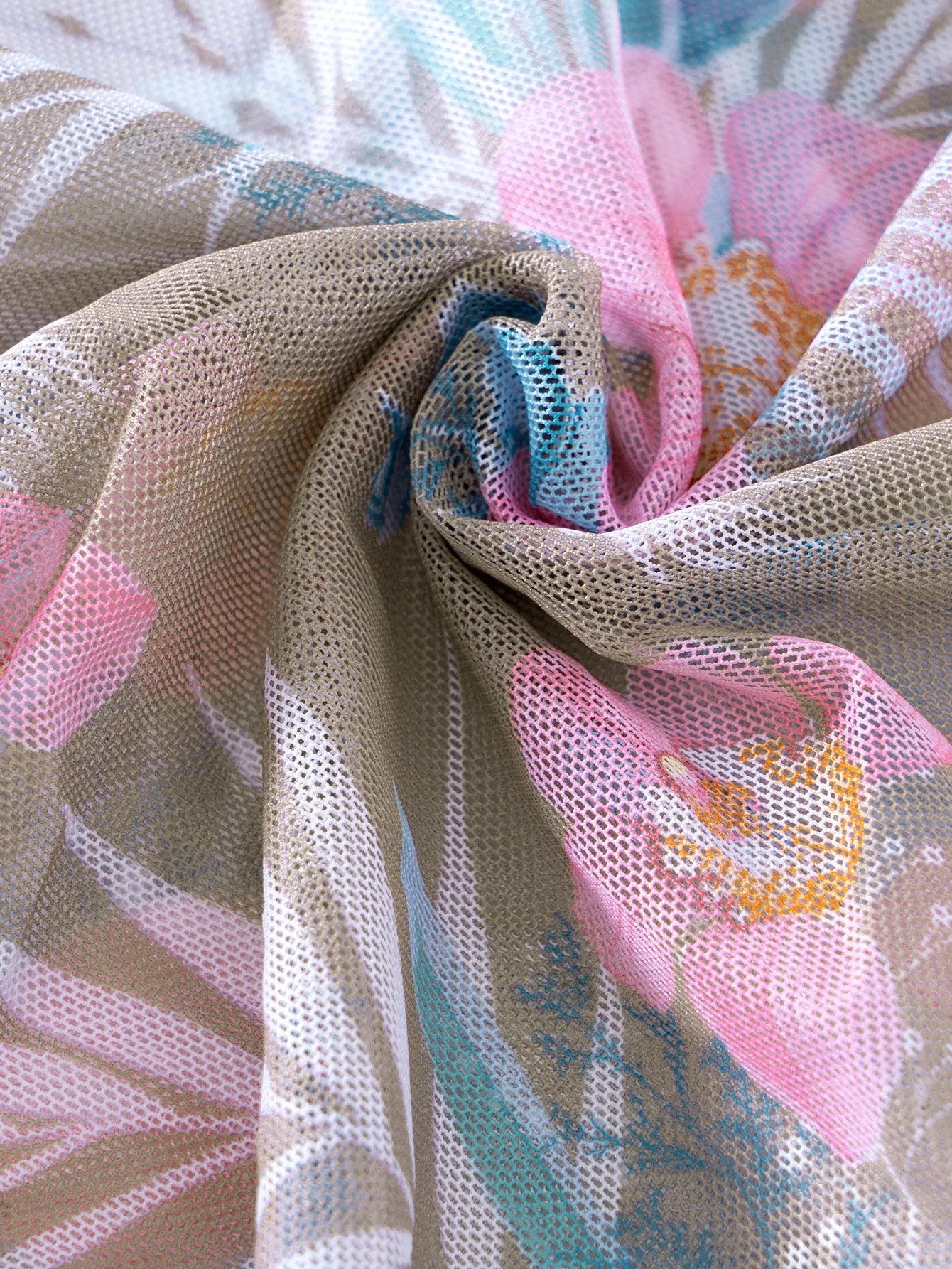 Summer Print Swimsuits 2025 Female Swimwear Push Up For Beach Wear Three-Piece Bathing Suits Pool Bather Women's Swimming Suit