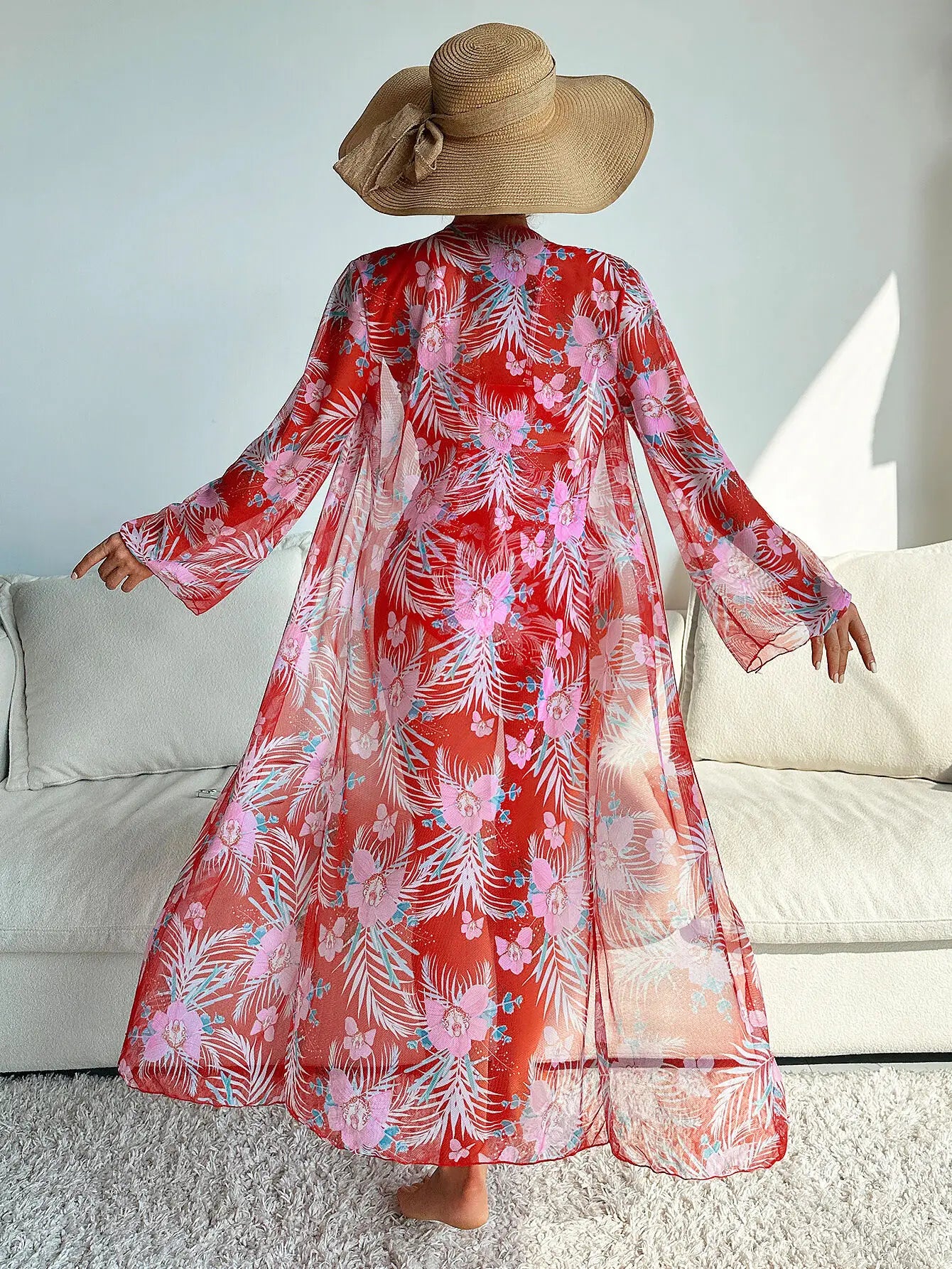 Summer Print Swimsuits 2025 Female Swimwear Push Up For Beach Wear Three-Piece Bathing Suits Pool Bather Women's Swimming Suit