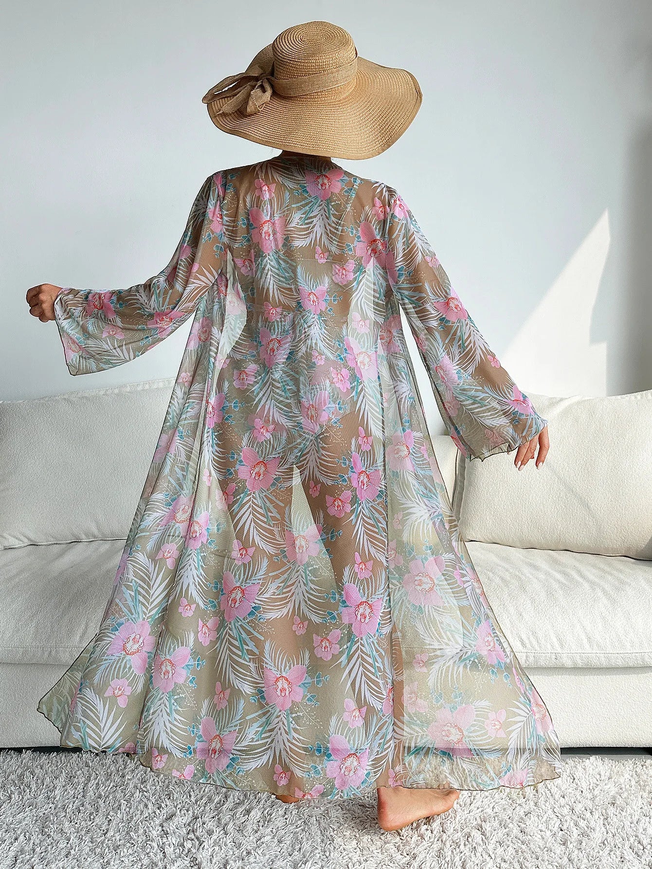 Summer Print Swimsuits 2025 Female Swimwear Push Up For Beach Wear Three-Piece Bathing Suits Pool Bather Women's Swimming Suit