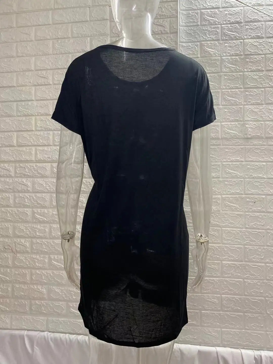 Dress Women Summer O-neck Short Sleeve Asymmetrical Lace Up Waist Solid Color Dresses 2022 Casual Vestidos Dropshipping JQMY9675