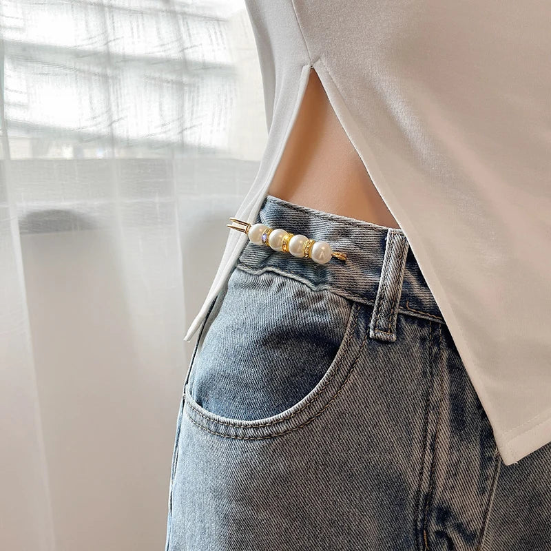 6PCS Brooch Set Big Beads Fashion Clothing Brooches for Women Pearl Lapel Pin Sweater Dress Brooch Pins Badge Buckle Accessories