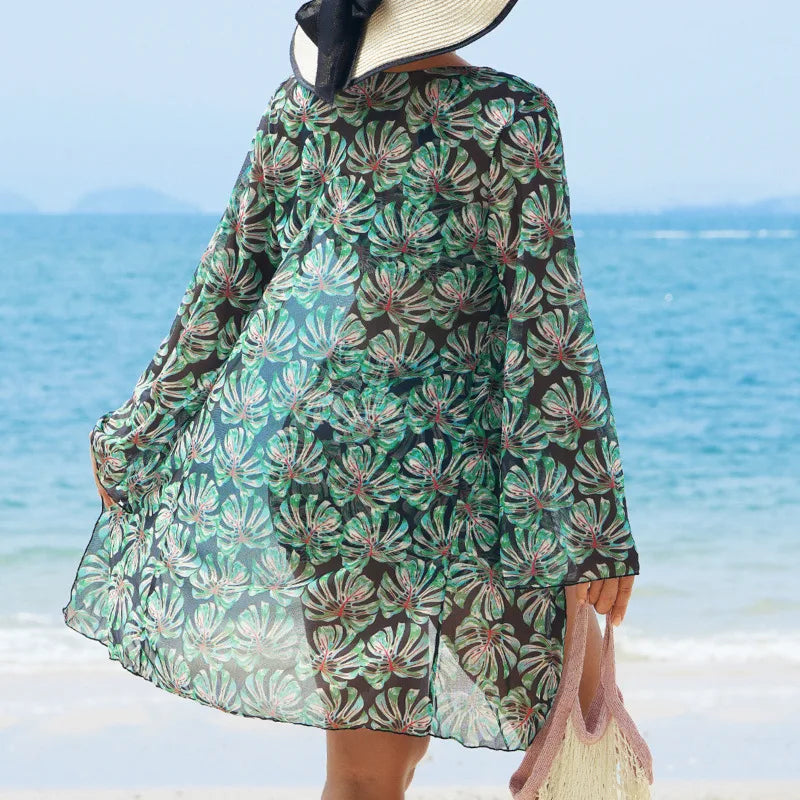 Summer Print Swimsuits Tankini Sets Female Swimwear Push Up For Beach Wear Three-Piece Bathing Suits Pool Women's Swimming Suit