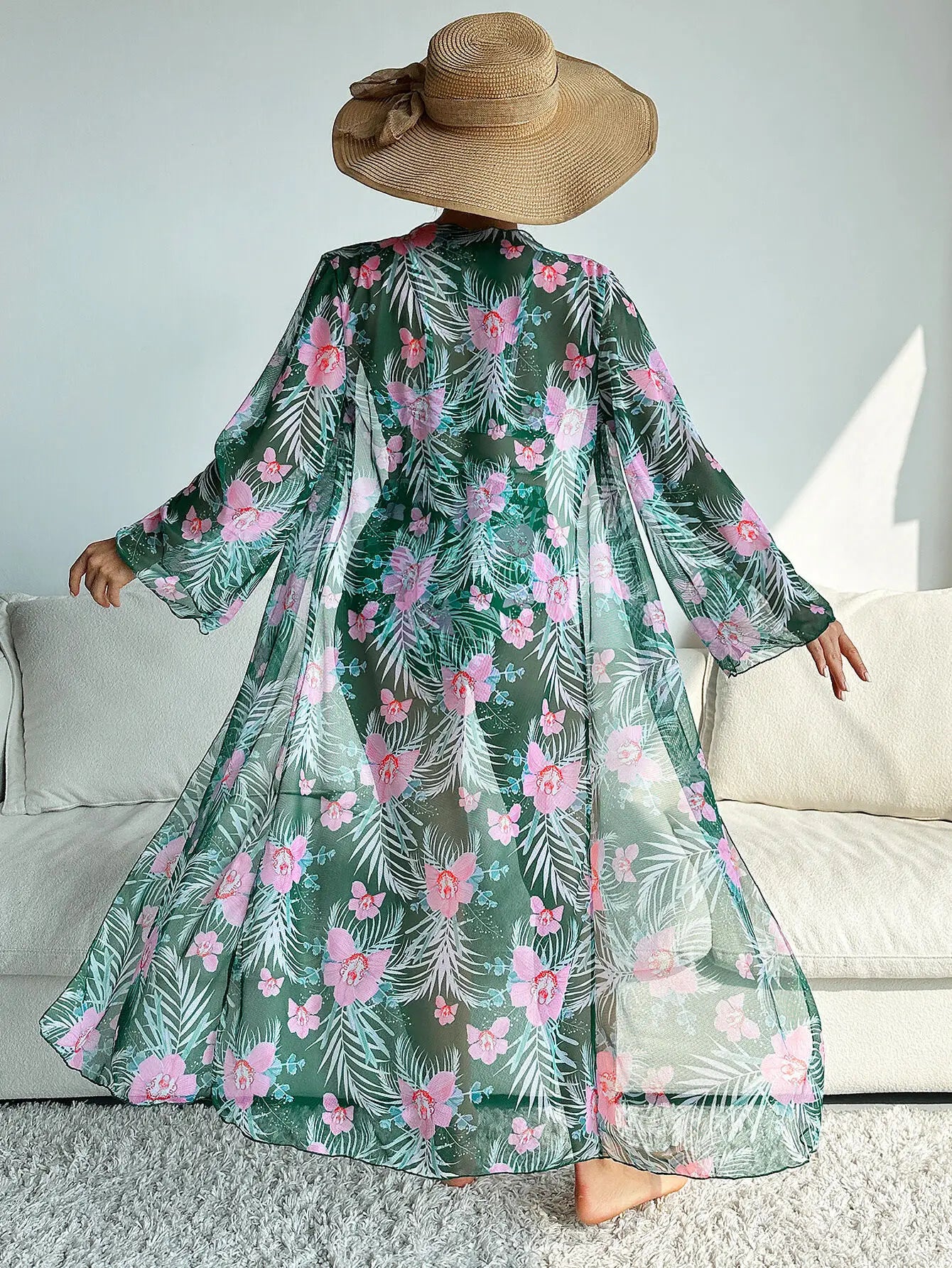 Summer Print Swimsuits 2025 Female Swimwear Push Up For Beach Wear Three-Piece Bathing Suits Pool Bather Women's Swimming Suit