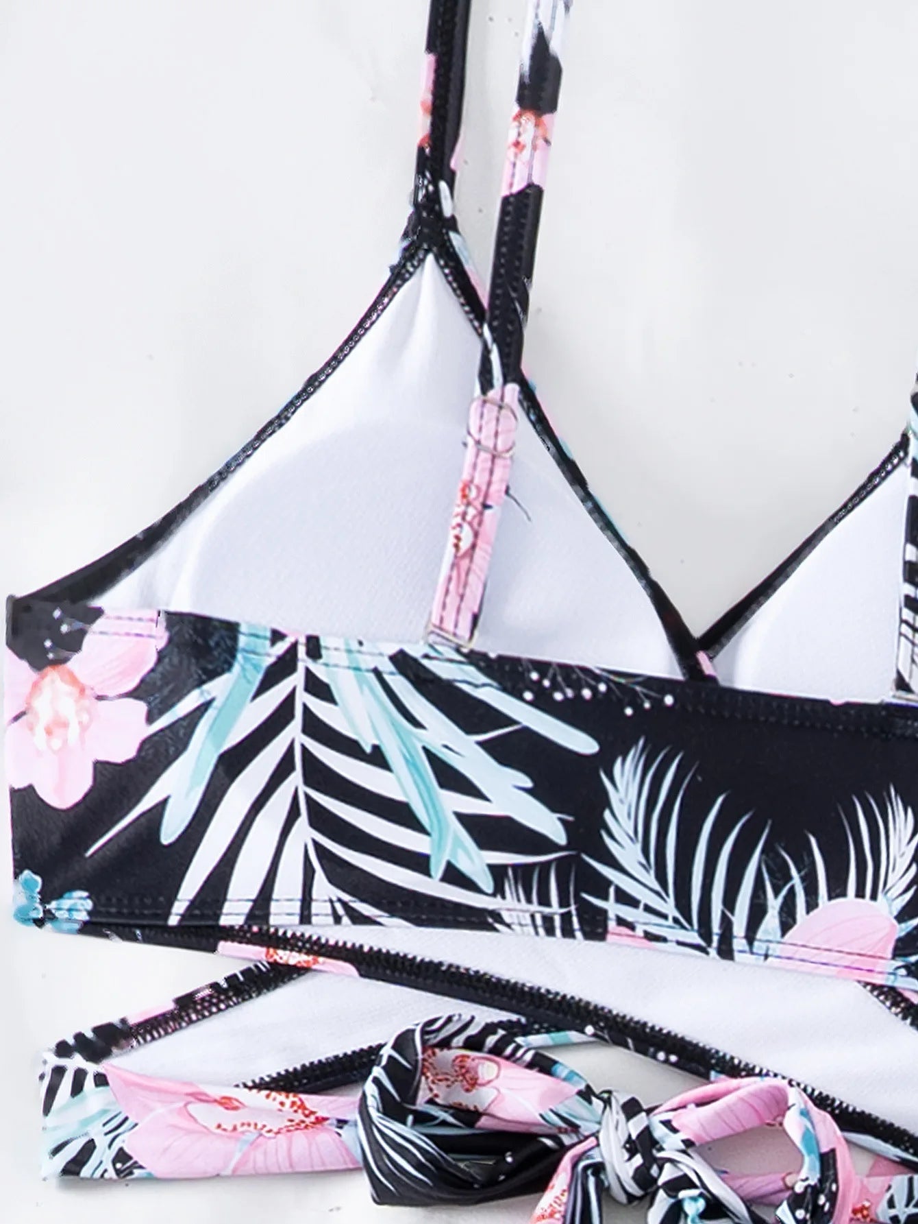 Summer Print Swimsuits 2025 Female Swimwear Push Up For Beach Wear Three-Piece Bathing Suits Pool Bather Women's Swimming Suit
