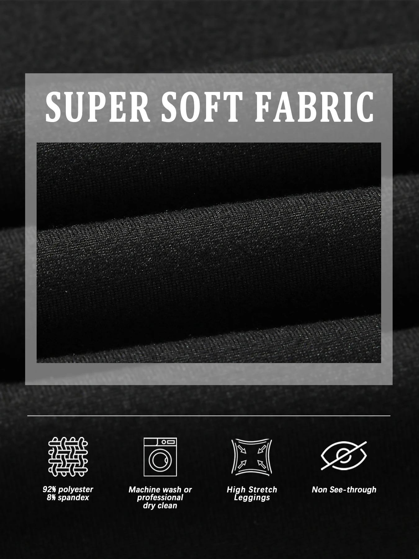 5 Pack Women's Super Soft Leggings High Elasticity No See Through Workout Yoga Running Athletic Push Up Gym Fitness Leggings