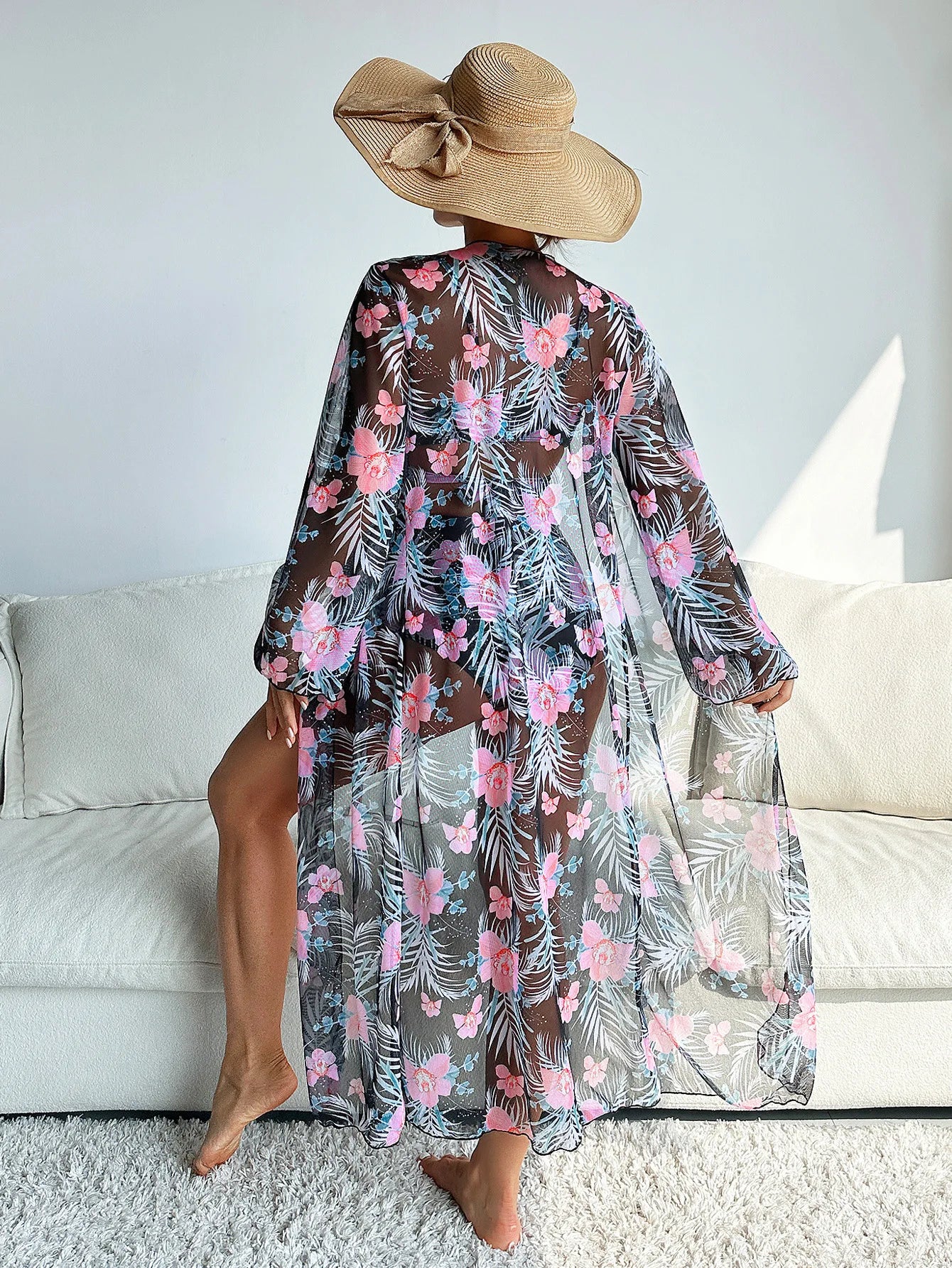 Summer Print Swimsuits 2025 Female Swimwear Push Up For Beach Wear Three-Piece Bathing Suits Pool Bather Women's Swimming Suit